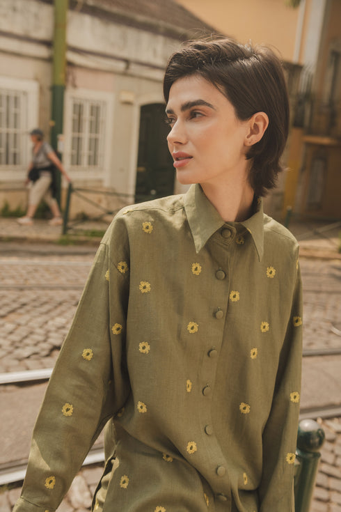 Camomila Button Down Shirt Lemoncello